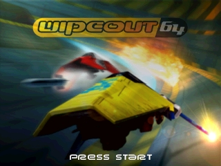 Wipeout 64 title screen for Nintendo 64